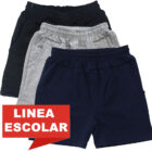 Art 1215 / Short Clasico de Algodon Rustico Escolar - Talle 4 al 16