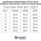 Art 1819 / Jean Wild Leg Ancho Rigido Cargo 2 bolsillos - talle 6 al 16 - Image 2