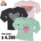 Art 1710  / Remeras de Algodon Bebe talle 2 al 6