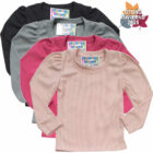 Art 1716 / Remeras Morley grueso Manga fruncida - talle 1 2 Y 3
