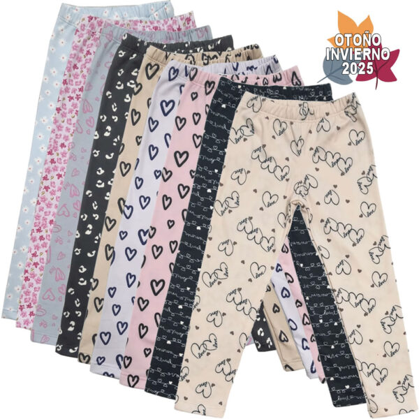 Art 1814 / Calzas de Algodon Frizado Soft Imp - talle 4 al 16