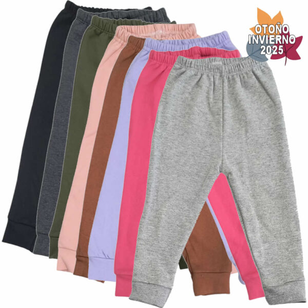 Art 1720 / Pantalón Clásico Algodón Frizado Bebe talle 2 al 6