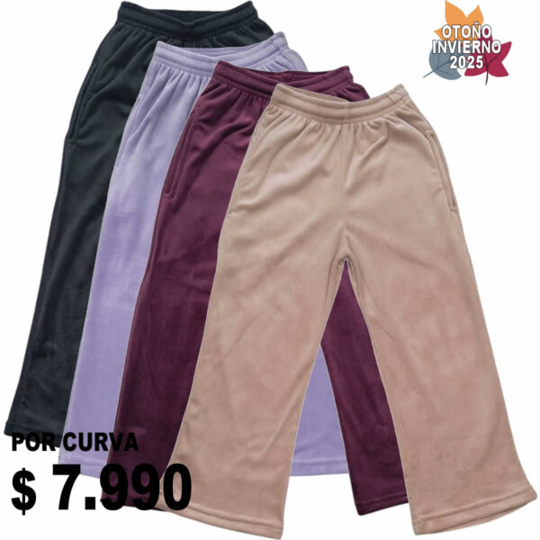Art 1802 / Pantalon Palazzo Plush Bi Faz Bien calentito -  talle 6 al 16