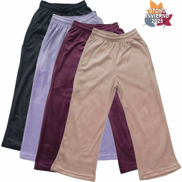 Art 1802 / Pantalon Palazzo Plush Bi Faz Bien calentito -  talle 6 al 16