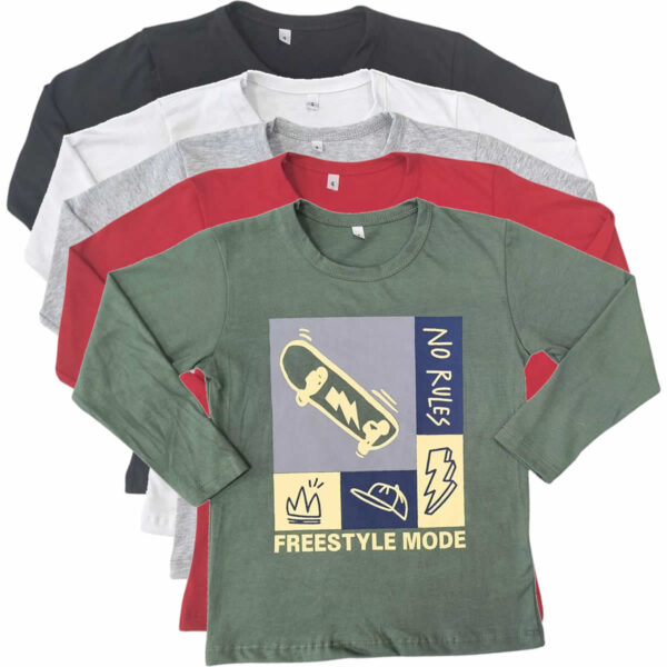 Art 1913-1 / Remeras de Algodon con Estampa - Talle 4 AL 16