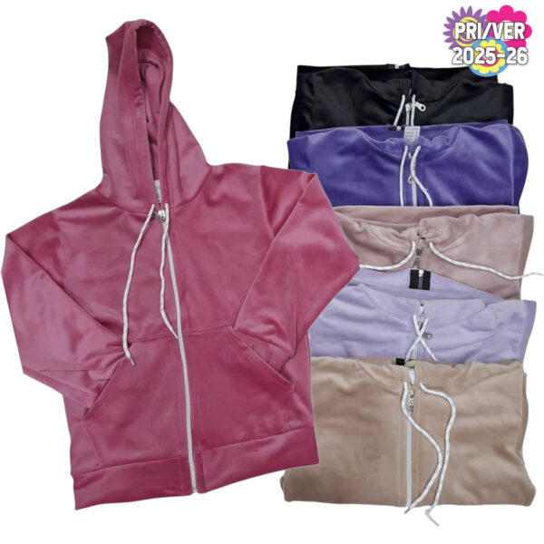 Art 2206 / Campera Plush - talle 4 al 16