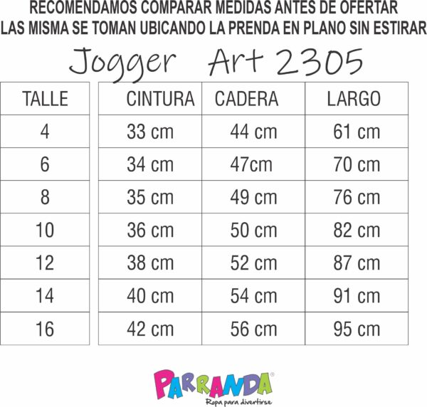 Art 2305 / Jean Jogger Cargo Azul Claro Talle 4 al 16 - Image 4