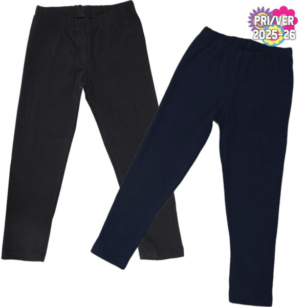 Art 2209 / Calzas de Algodon con Lycra Liso Talle 4 al 16