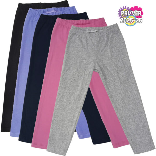 Art 2209 / Calzas de Algodon con Lycra Liso Talle 4 al 16