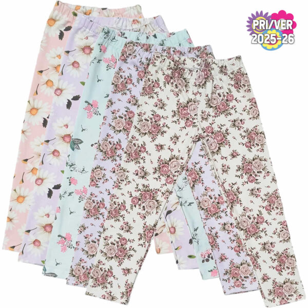 Art 2215 / Calzas de Algodon con Lycra Estampado Talle 4 al 16