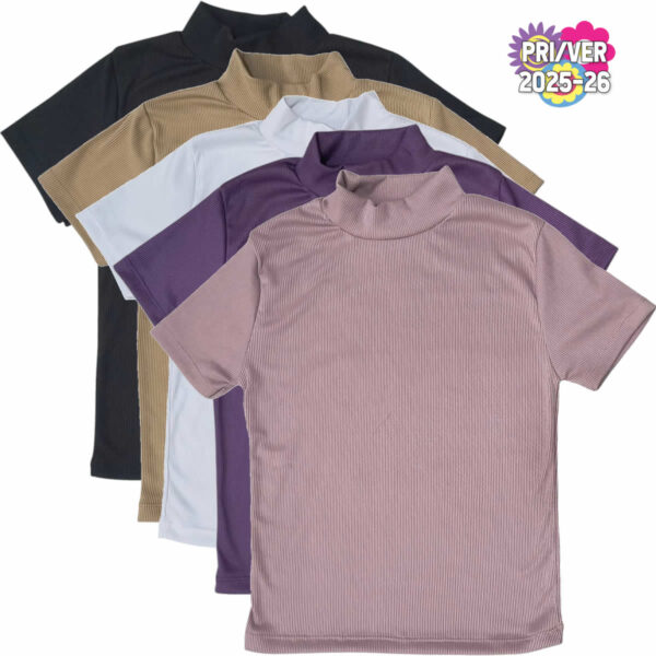 Art 2217 / Remeras de Morley JUVENIL cuello - Talle UNICO