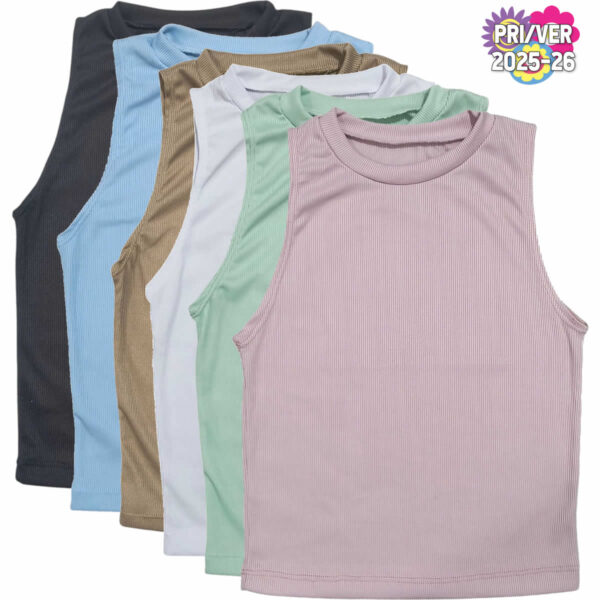 Art 2223 / Remeras de Morley sin Mangas JUVENIL - Talle UNICO