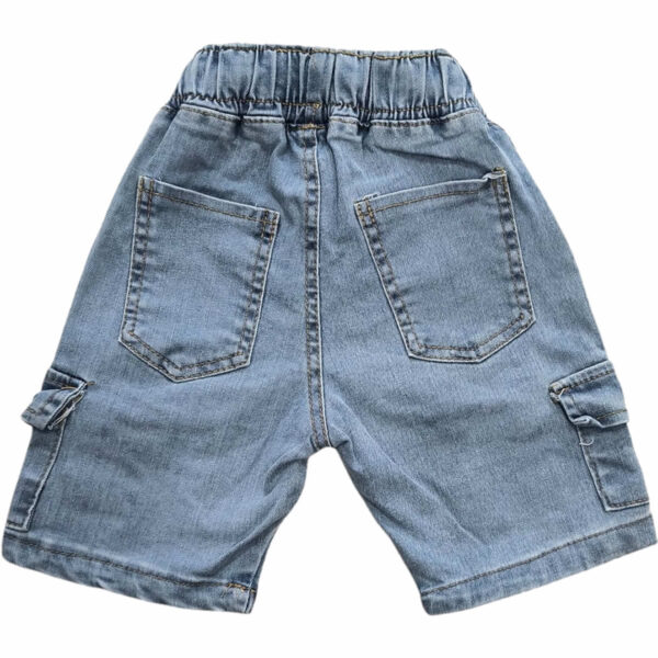 Art 2307 / Bermuda Cargo Raspon Jean Semi elastizado Talle 6 al 16 - Image 2