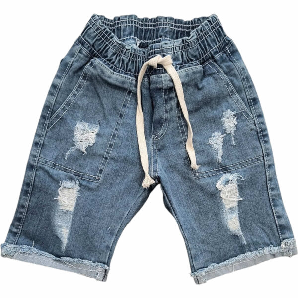 Art 2308 / Bermuda Jogger Raspon Jean Semi elastizado Talle 6 al 16 - Image 3