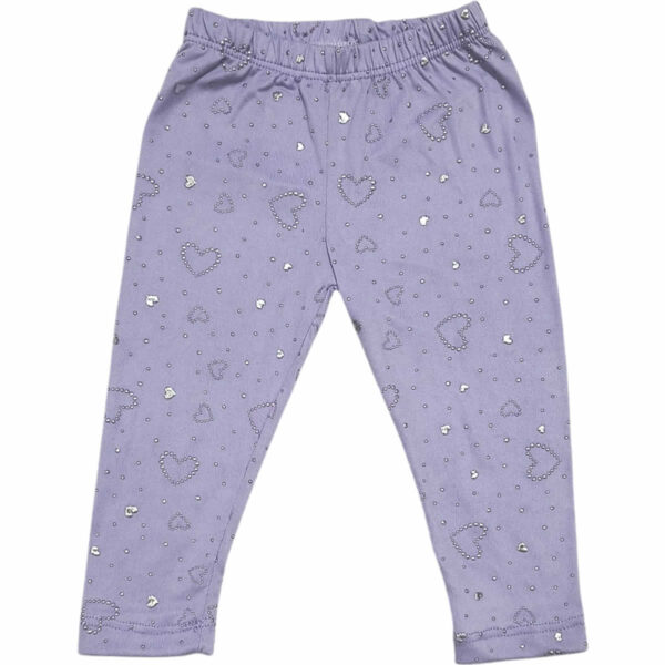 Art 2102 / Calzas Beba Modal Soft con Brillos talle 2 al 6 - Image 2