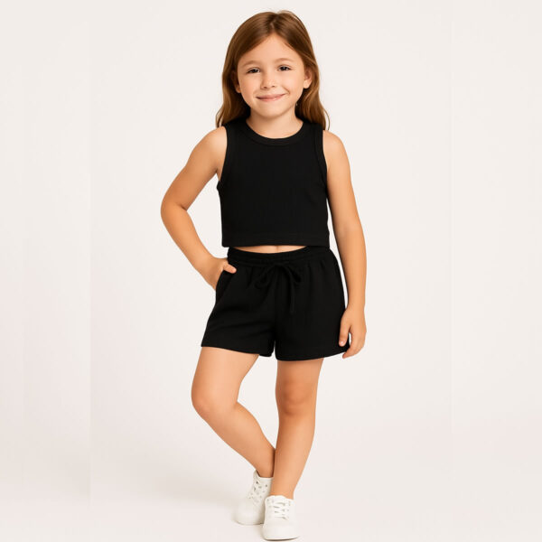 Art 2224 / Conjunto de musculosa y short en Morley talle 4 al 16 - Image 3