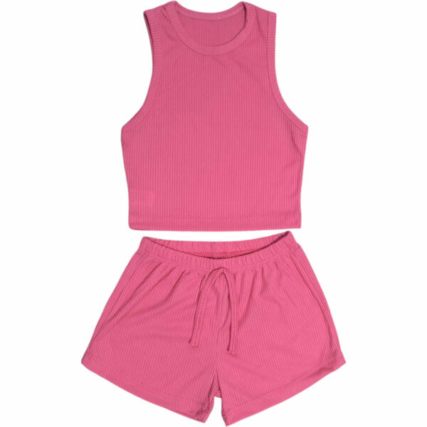 Art 2224 / Conjunto de musculosa y short en Morley talle 4 al 16 - Image 2