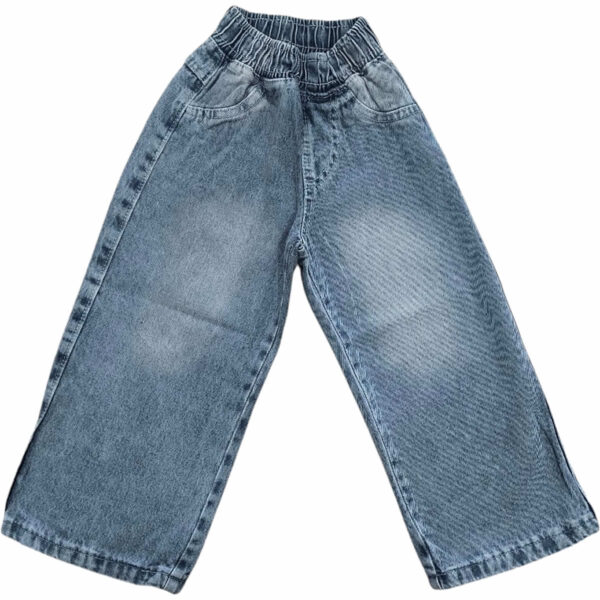 Art 2214 / Jean Wild Leg Ancho con Elastico en cintura - talle 6 al 16 - Image 3