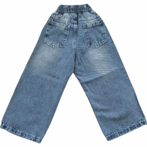 Art 2214 / Jean Wild Leg Ancho con Elastico en cintura - talle 6 al 16 - Image 2