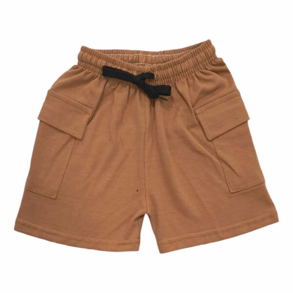 Art 2314 / Short Cargo de Algodon Rustico Liso - Talle 4 al 16 - Image 2
