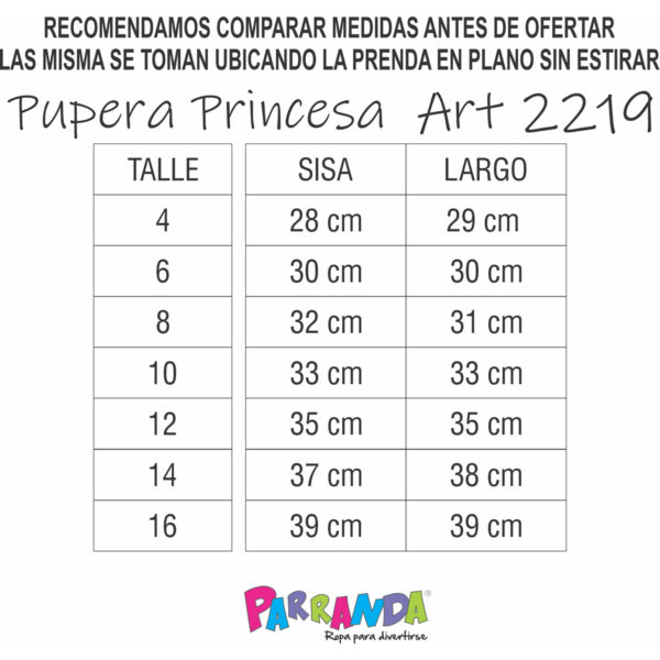 Art 2219 / Remera Top Manga Princesa Modal Soft con Brillos talle 4 al 16 - Image 7