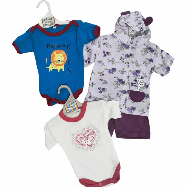Art 0002 / Pack Promocion Bebe 3 prendas surtidas - Image 3