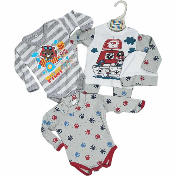Art 0003 / Pack Promocion Bebe 3 prendas surtidas - Image 4