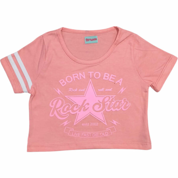 Art 2222 / Remera Pupera de Algodon con Estampa  STAR  talle 6 al 16 - Image 4