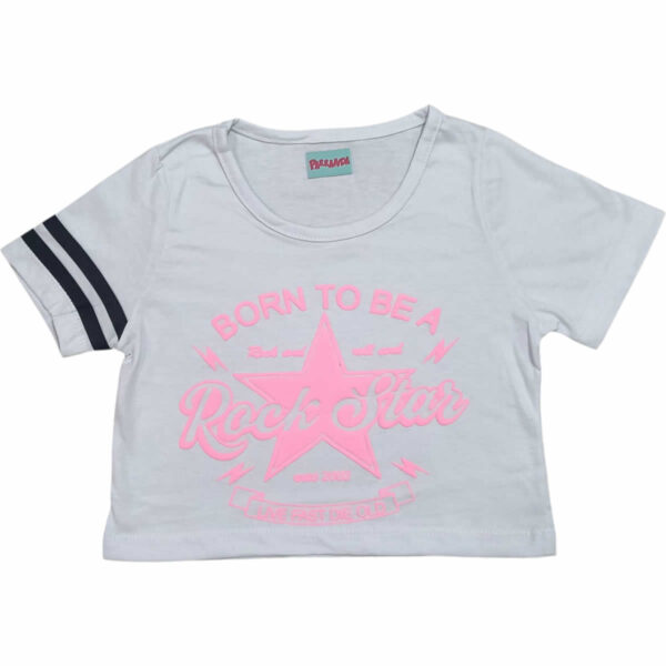 Art 2222 / Remera Pupera de Algodon con Estampa  STAR  talle 6 al 16 - Image 2