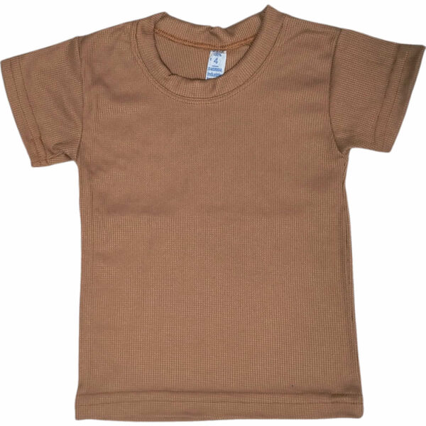 Art 2311 / Remeras de Wafle Lisas Talle 4 al 16 - Image 3