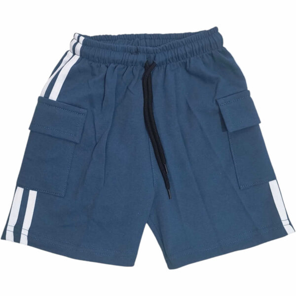 Art 2313 / Short Cargo de Algodon Rustico con 2 Tiras Talle 6 al 16 - Image 5
