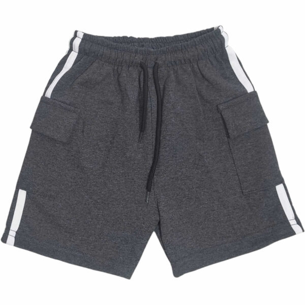 Art 2313 / Short Cargo de Algodon Rustico con 2 Tiras Talle 6 al 16 - Image 3