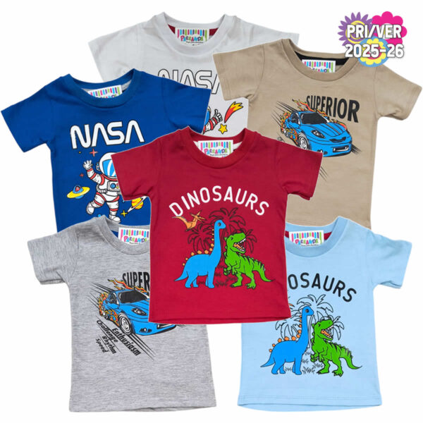 Art 2104 / Remeras de Algodon Peinado Bebe Talle 1 al 5