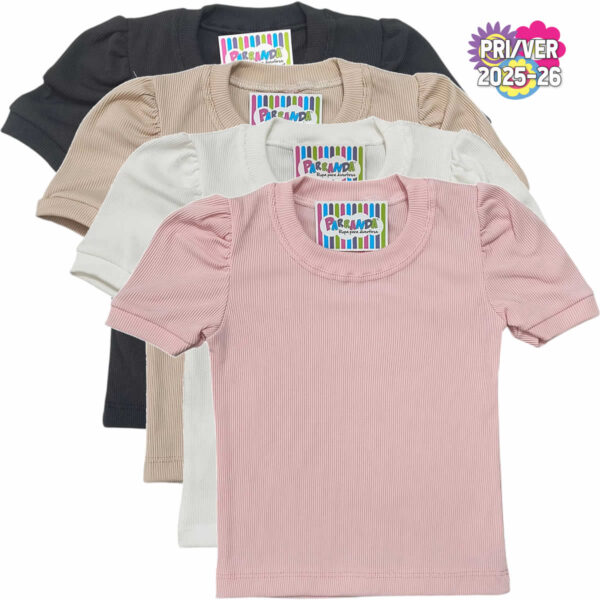 Art 2106 / Remeras Morley Peinado Princesa Bebe Talle 1 al 5