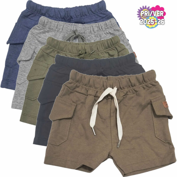 Art 2110 / Short Cargo Bebe Rustico  - talle 2 al 5