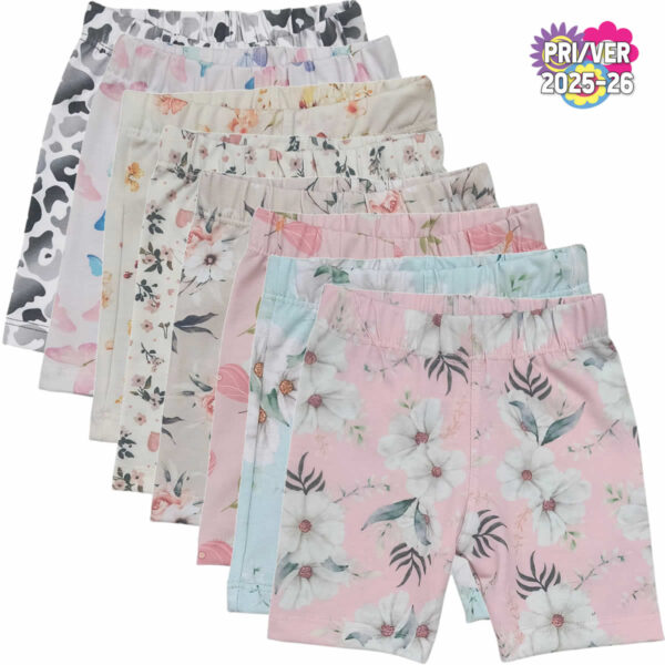 Art 2111 / Calza Biker Beba Algodón Estampado talle 2 al 5