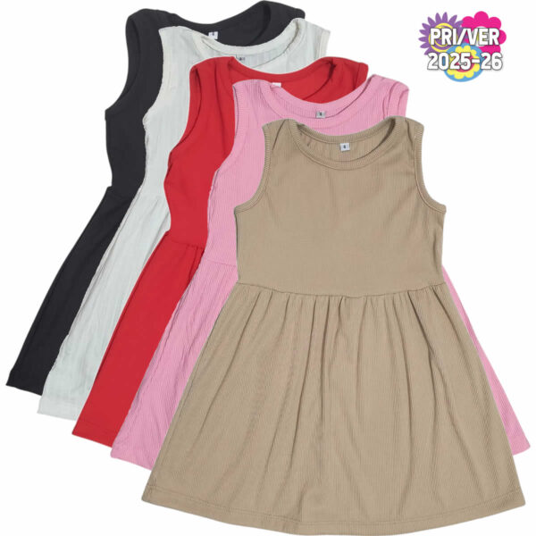 Art 2226 / Vestido de Morley Musculosa Liso talle 4 al 14