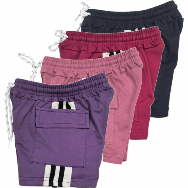 Art 2228 / Short Cargo de Algodon Rustico Tira  - Talle 6 al 16 - Image 2