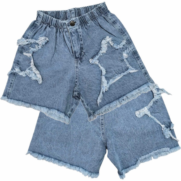 Art 2229-1 / Short Estrella con Elastico azul Talle 6 al 16
