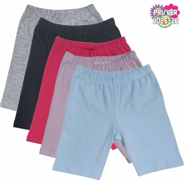 Art 2232 / Bikers de Algodon Peinado Liso - Talle 4 al 16