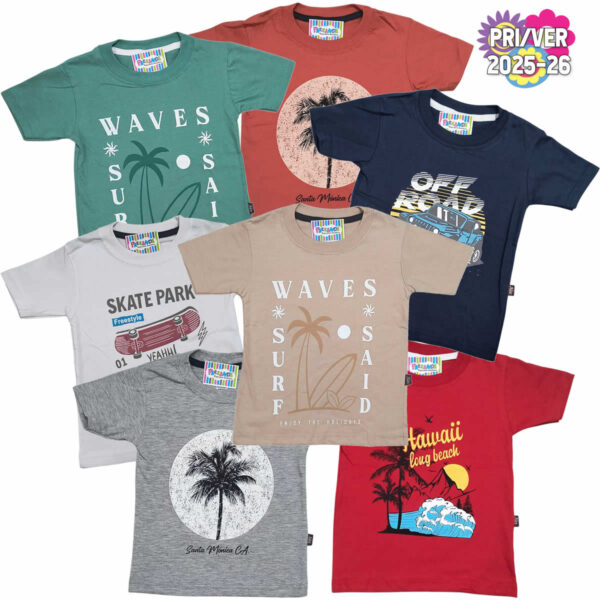 Art 2317 / Remeras de Algodón Peinado  Talle 4 al 16
