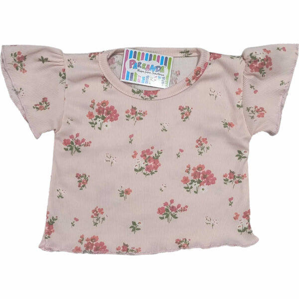 Art 2108 / Remeras Morley Estampado Corta volado Bebe Talle 2 al 6 - Image 4