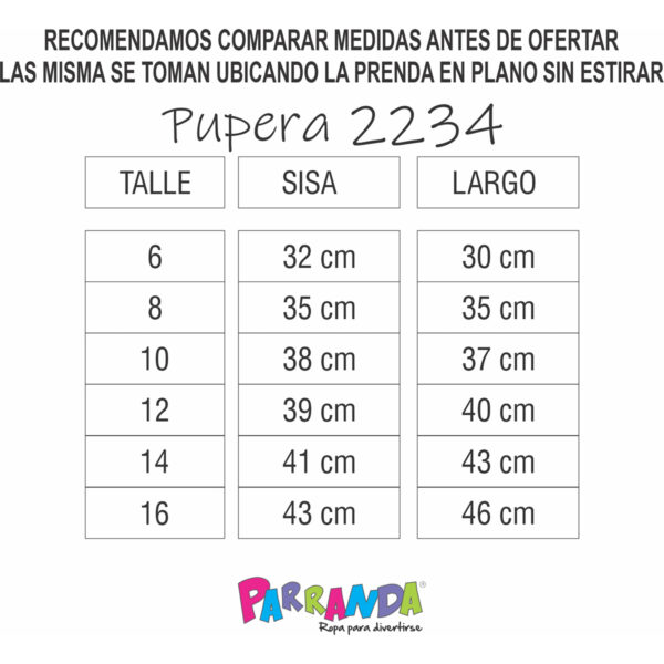 Art 2234 / Remera Top Musculosa  Algodon con Lycra talle 6 al 16 - Image 5