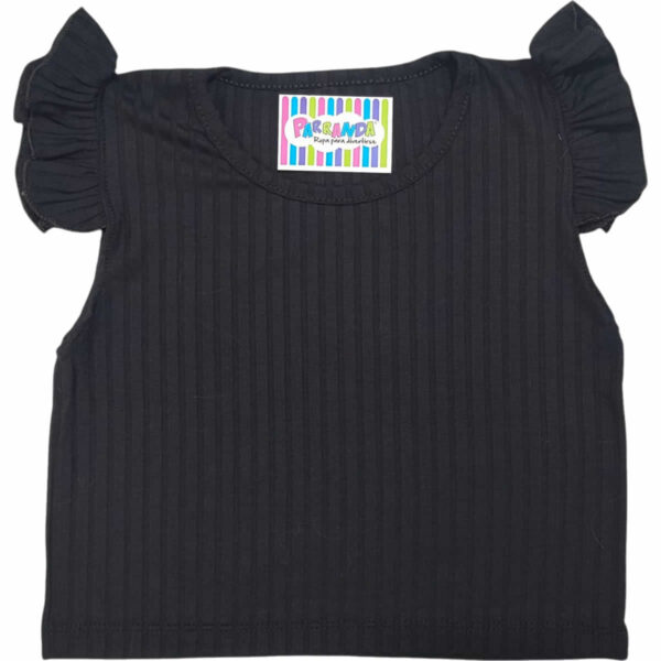 Art 2231 / Remera Top Manga Volado de Morley talle 6 al 16 - Image 5