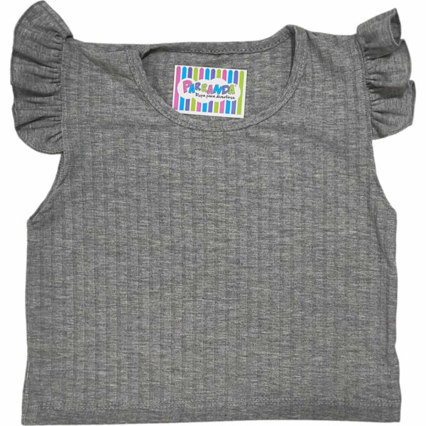 Art 2231 / Remera Top Manga Volado de Morley talle 6 al 16 - Image 7