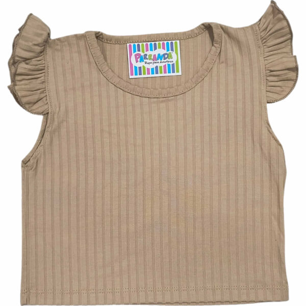 Art 2231 / Remera Top Manga Volado de Morley talle 6 al 16 - Image 6