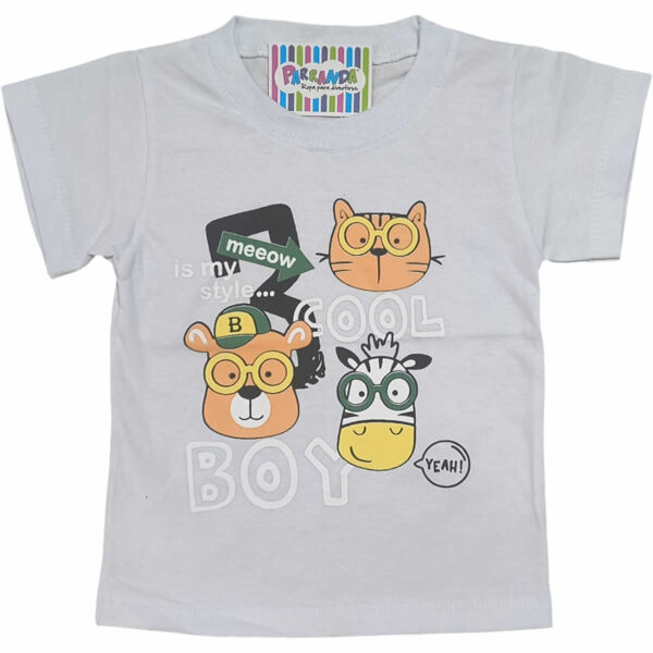 Art 2109 / Remeras de Algodón con Estampa Bebe Talle 2 al 6 - Image 2