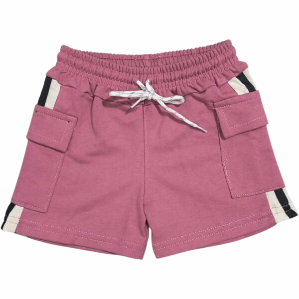 Art 2228 / Short Cargo de Algodon Rustico Tira  - Talle 6 al 16 - Image 6