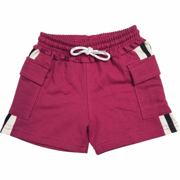 Art 2228 / Short Cargo de Algodon Rustico Tira  - Talle 6 al 16 - Image 4