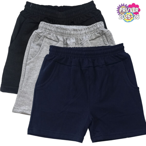 Art 2320 / Short Clasico Liso Algodon Rustico   4 al 16